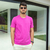 Camiseta Masculina Manga Curta Malha Gola Careca Lisa - 3519 - Rabbit