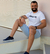 Camiseta Masculina Manga Curta Malha Gola Careca Super Pai - loja online