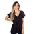 Blusa Feminina Manga Curta Tulipa com Babado - 0138