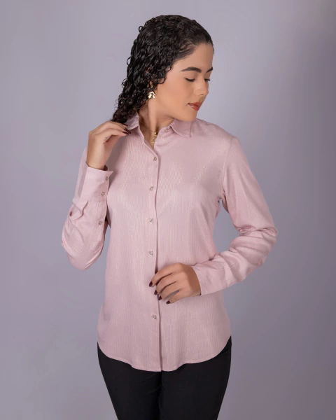 Camisete Feminina Manga Longa Viscose Mista - 0154 - comprar online