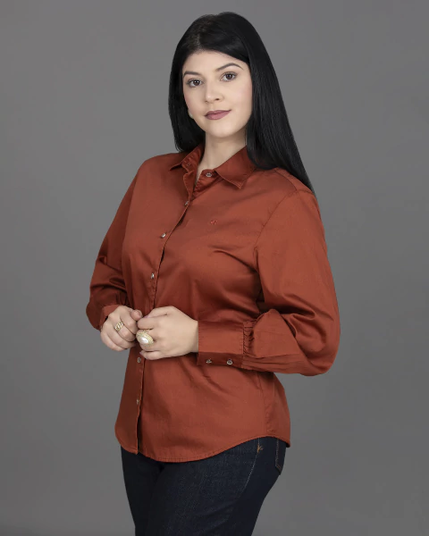 Camisete Feminina Manga Longa Acetinada Lisa - 0287 - comprar online