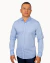 Camisa Masculina Slim Manga Longa Chambray - 0011 na internet