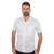 Camisa Masculina Casual Manga Curta Lisa - 0715