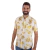 Camisa Masculina Casual Manga Curta Viscose Estampada - 0964