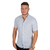 Camisa Masculina Slim Manga Curta Falso Liso - 3358
