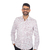 Camisa Masculina Slim Manga Longa Estampada - 0730