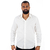 Camisa Masculina Slim Manga Longa Lisa - 0906