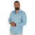 Camisa Masculina Social Manga Longa Lisa - 1567