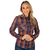 Camisete Feminina Manga Longa Xadrez - 2415 na internet