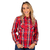 Camisete Feminina Manga Longa Xadrez - 2415