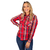 Camisete Feminina Manga Longa Xadrez - 2415 - comprar online