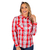 Camisete Feminina Manga Longa Xadrez - 2415 - Rabbit