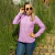 Camisete Feminina Manga Longa Linho e Algodão - 3372 - comprar online