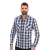 Camisa Masculina Slim Manga Longa Xadrez - 9703