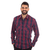 Camisa Masculina Slim Manga Longa Xadrez - 9703
