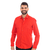 Camisa Masculina Slim Manga Longa Lisa com Colarinho Italiano - 9827 - comprar online