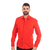 Camisa Masculina Slim Manga Longa Lisa com Colarinho Italiano - 9827 na internet