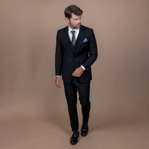 Terno Slim Masculino Liso - 3746 / 3746TE