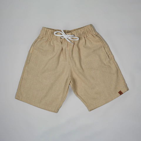 Short Infanto-Juvenil Linho Misto - 9882