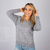 Suéter Cashmere Unissex Manga Longa Gola V - 3826 - comprar online