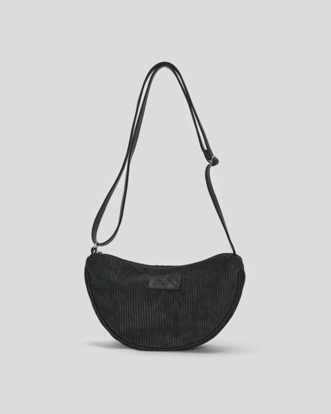 Bolsa Lua Veludo | Preta