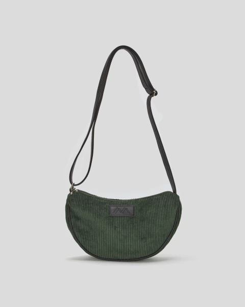 Bolsa Lua Veludo | Verde Folha