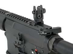 Mira trasera y delantera plegable táctica metalica, negra - Pya Tactical Store