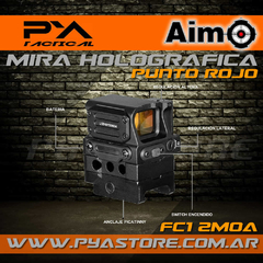 MIRA AIM COMPACTA TACTICA FC1 2MOA HOLOGRAFICA PUNTO ROJO CLONE - comprar online