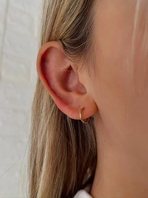 Argollita 1,2cm Unidad Dorado