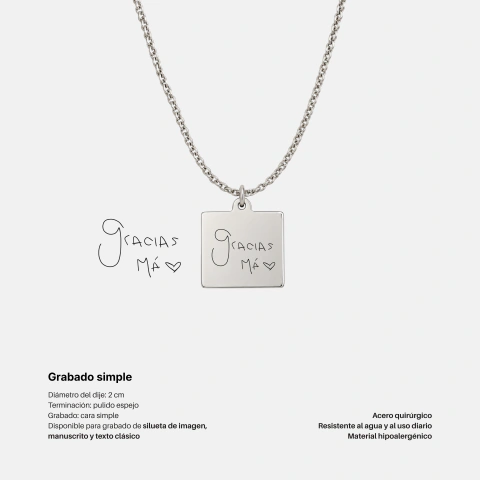 Collar Kali personalizado (manuscrito)