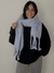 Bufandon Trenzado Celeste - Mork Accesorios