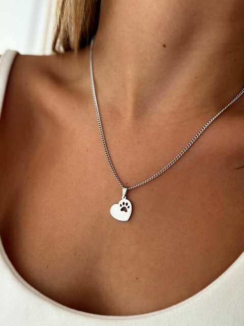 Collar Patita corazon - comprar online