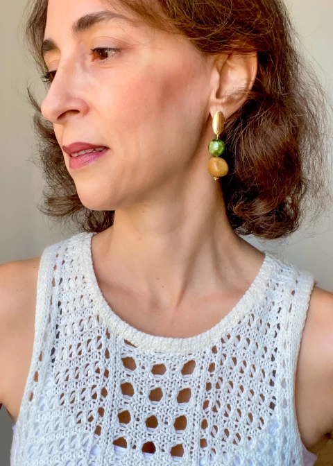 Brinco madeira - comprar online