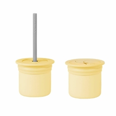 Sip + Snack - Mellow Yellow / Powder Grey