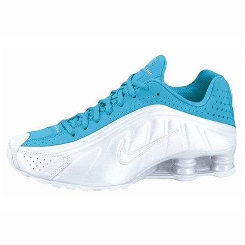 Shox R4 Branco c/Azul