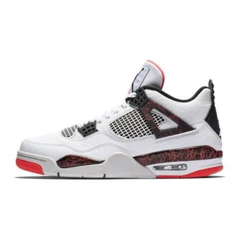 Jordan 4 Retro Branco c/Vermelho