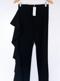 PANTALON NAIMA VOLADO NEGRO S - SECONDMODEVINTAGE