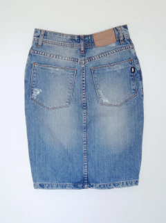 POLLERA JAZMIN CHEBAR DENIM MIDI 24 - SECONDMODEVINTAGE