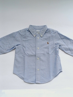 CAMISA POLO 24M CELESTE