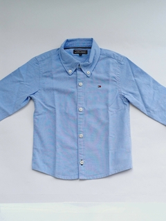 CAMISA TOMMY 9/12M CELESTE