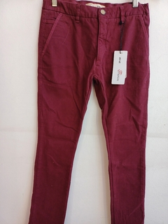 PANTALON CHINO BORDO 12 - comprar online
