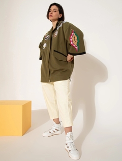 CAMPERA JAZMIN CHEBAR OVERSIZE - comprar online