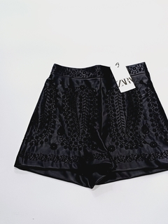 SHORT ZARA BORDADO S - SECONDMODEVINTAGE