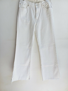 JEAN WIDELEG ZARA BLANCO 28/30 - SECONDMODEVINTAGE
