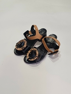 SANDALIAS MISHKA 37 NEGRAS - SECONDMODEVINTAGE