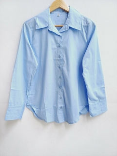 CAMISA POPLIN CELESTE M en internet