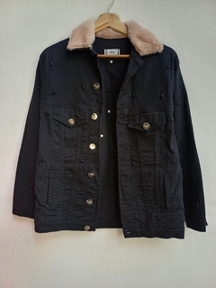 CAMPERA NAIMA DENIM CON PIEL M