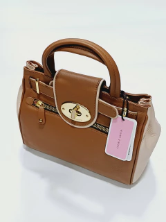 CARTERA SOPHIA JACKIE CUERO MOCCA - SECONDMODEVINTAGE