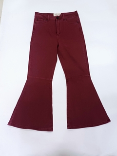 PANTALON JAZMIN CHEBAR BORDO 26 en internet