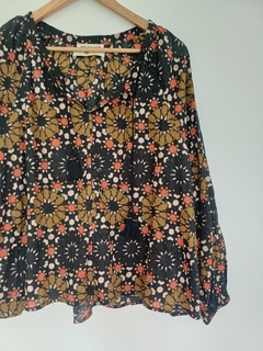 BLUSA RAPSODIA L PRINT MARRONES en internet